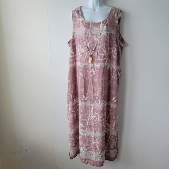 joanna Dresses & Skirts - Joanna women's maxi sleeveless dress sz 3X floral tie in back Boho Chic Soft